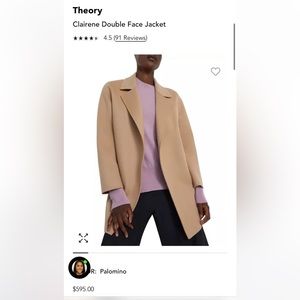 Theory wool coat